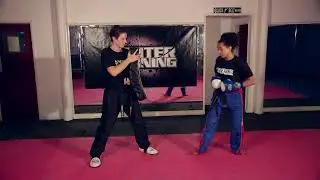 Drill 11: Jump Spin Back Kick Technique for Point Fighting | Gaynor Morgan