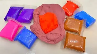 Satisfying ASMR sound 24 colors super clay unboxing and mixing | Satisfying color mixing asmr #clay