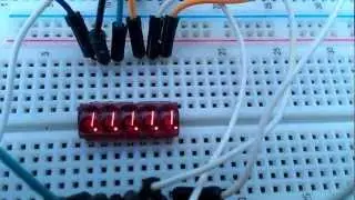 Hewlett-Packard 5082-7415 LED display demonstration