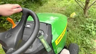 John deere x167r