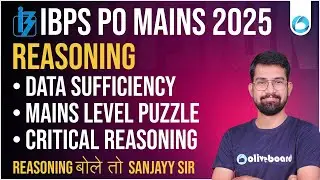 IBPS PO Mains Reasoning 2025 | Mains Level Puzzle, Coded Direction & Input Output | By Sanjay Sir