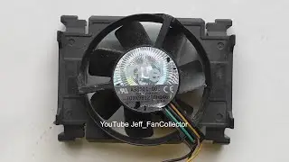 (Remake) Intel Fan Sanyo Denki A38001-002 109X9812T0H046 12V 0.21A 3wire | After Mod To High Speed