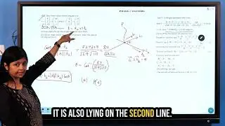 Calculate Angles and Intersection Points of Vectors | Class 12 Maths | Ms. Shalmalie Sharan