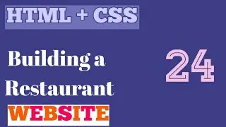 Building a Restaurant Website -24- Building the Footer  - part 1