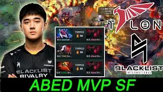 BLACKLIST VS TALON - ABED MVP SHADOW FIEND MAGIC BUILD RIYADH MASTERS 2024 LB FINAL