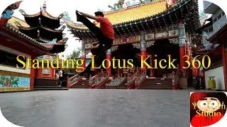 How to Do A Lotus Kick 360 and 540 (Simple Way) Wushu Taolu