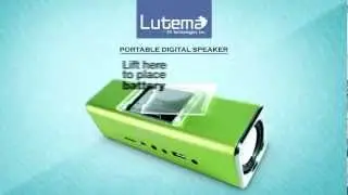 Portable Digital Speaker with FM Radio WaveCube-Extra from Lutema