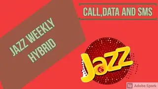 Jazz 4g weekly hybrid package | Call | Data | Sms