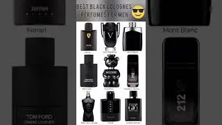 🔖BEST BLACK COLOGNES PERFUMES FOR MEN⭐️🌐🧿💲💫🌟✨️ #shorts #perfume #black