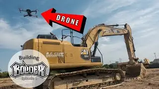 Drone Flight around the Construction Site &ndash; Building Bolder Episode 4