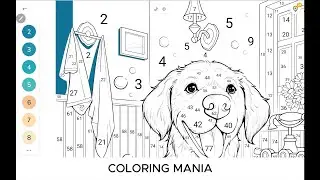 coloring dog with relax #art #relaxing