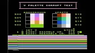 V Palette Corruption Test V2.5 [NESdev]
