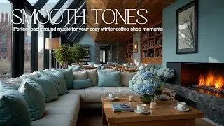 Cozy Coffee Shop Guitar Jazz Music | Relaxing Acoustic Tones for Winter Chill