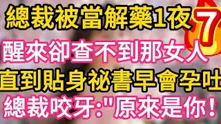 【07】總裁被當解藥一夜纏綿，醒來卻查不到那女人。直到貼身祕書早會孕吐！總裁咬牙：“原來是你！”#故事#言情小說#一口氣看完#爽文