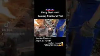 Blacksmithing Traditional Filipino Hot Cut Chisel