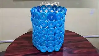 DIY TRASH BIN Using Recycled Bottle Cap