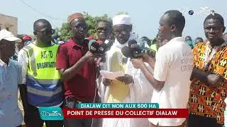 DIALAW DIT NON AUX 600 HA : POINT DE PRESSE COLLECTIF DIALAW INTERVENTION IMAME ALIOUNE NDIONE