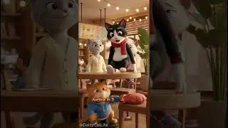 Caught Cheating at the Cat Caf&eacute;&hellip; So He Got Petty Revenge 😼🎁 #shorts  #funnyshorts #youtubeshorts