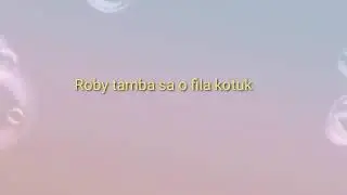 Roby Tamba sa Fila kotuk