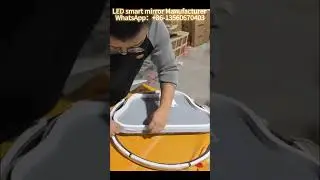 How to make a smart LED mirror. #manufacturer #led #mirror #diy #bathroom #ledlights #factory