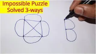 Impossible Puzzle Solved 3-ways | Mind Puzzle | Riddles | IQ Test