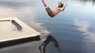 Skating Carnegie Lake Dock
