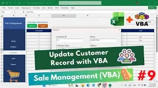 How to Update Customer Record with VBA - Sale Management (VBA)