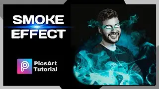 Smoke Effect PicsArt [ Glowing Eye] Tutorial // Photo Editing