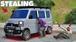 STEALING RARE OFF-ROAD 4X4 MINIVAN sa GTA 5 | SnoopX