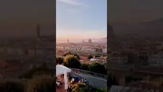Sunsets in Florence are dreamy ✨