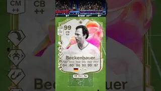 FRANZ BECKENBAUER EN 1 MINUTO🔥 |FRANZ BECKENBAUER ICONO FUTTIES 99 REVIEW |EA FC 25 #fc25