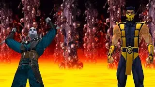 MK4 (Mortal Kombat: Legacy Kollection) - Scorpion Arcade Mode - PC Gameplay (No commentary)
