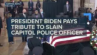 President Biden honors slain Capitol Police officer