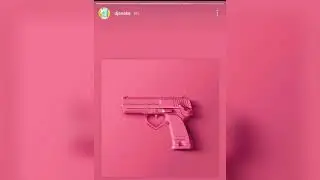 DJ SNAKE update his IG story with pink gun , Is he spoiling us something 🤔LISA&times;DJSNAKE