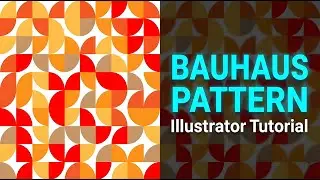 Создавайте востребованные узоры в стиле Баухаус в Illustrator | Продавайте на стоковых сайтах