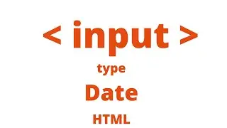 input type date in html | HTML5 Date Type Explained | HTML DatePicker | HTML in input type date #93