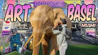 ART BASEL MIAMI 2024 VLOG |PARTY @THE  HIVE | THE ELEPHANT MIGRATION