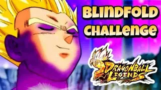 😨 Playing PvP BLINDFOLDED CHALLENGE... And I Won??? (Dragon Ball Legends)