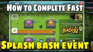 Easily Complete Splash Bash Event in tamil - Clash Of Clans tamil 