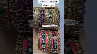 #ytshorts #silkthreadbangles #3Dhandmade bangles @it'smeeyohitha5104