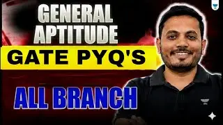General Aptitude | GATE PYQ's | All Branch | Aman Raj Sir