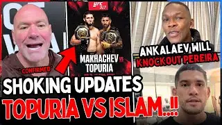 Breaking News: Islam Makhachev vs. Ilia Topuria Fight Update! MMA Community UFC 313 Predictions