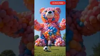 The bear mascot vibrato assistant with placed on the football field is popular produced creative