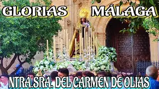 4K PROCESIÓN GLORIOSA - NTRA SRA DEL CARMEN DE OLIAS - MÁLAGA #malaga #procesiones #virgenmaria