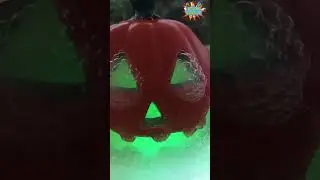 Glowing pumpkin activity for Halloween