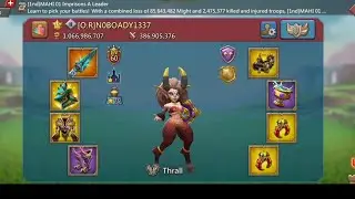 F2p inf rein trap taking rally and Destroying castles in kvk