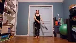 Day 345. Indian clubs arm rolls