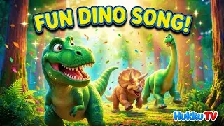 Dino Dance Party 🦖 | Fun Dinosaur Song for Kids | 3d Animation | Learn & Dance