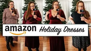 AMAZON | Holiday Dresses | Christmas Dresses | Plus Size | XL | VLOGMAS 2022