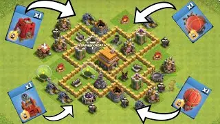 TOWN HALL 5 MAX VS ALL SIEGE MACHINE | CLASH OF CLANS SIEGE MACHINE TEST